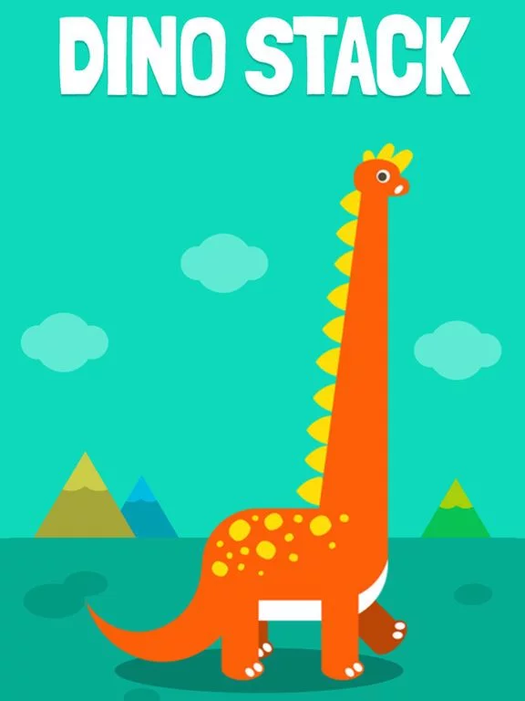 Изображение игры: Dino Stack