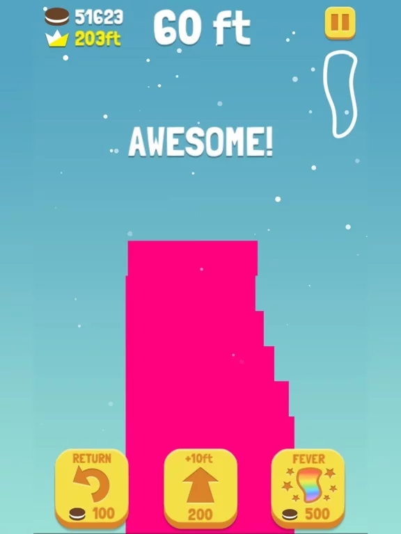Изображение игры: Dino Stack