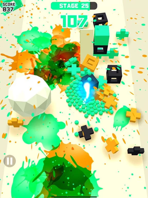 Изображение игры: Paint Balls Rush