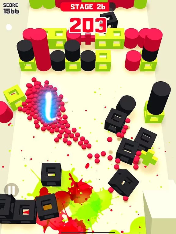 Изображение игры: Paint Balls Rush