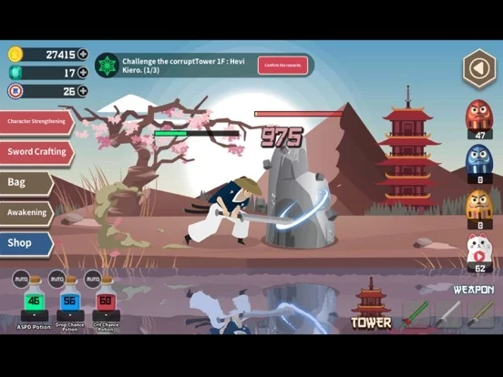 Изображение игры: Samurai Kazuya: Idle Tap RPG