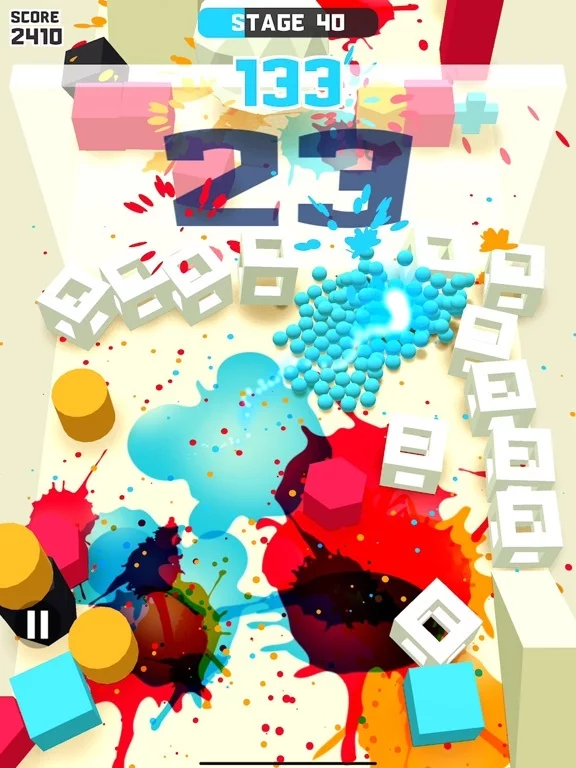 Изображение игры: Paint Balls Rush