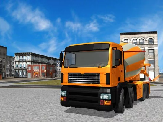 Изображение игры: Flying Construction Truck Flying Simulator