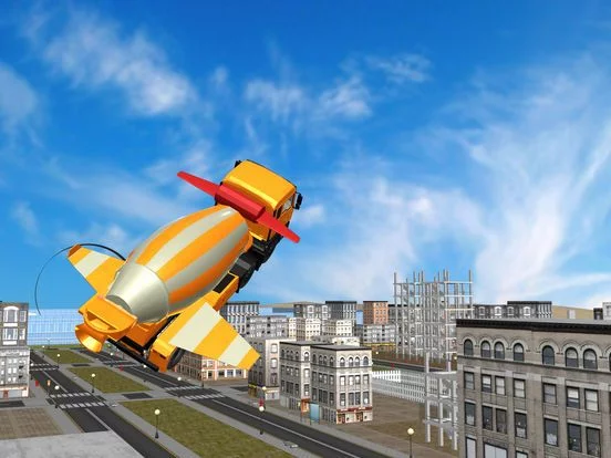 Изображение игры: Flying Construction Truck Flying Simulator