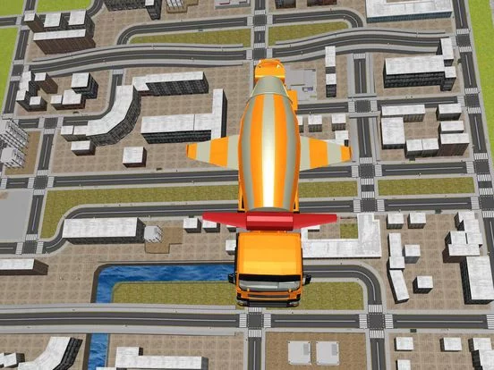 Изображение игры: Flying Construction Truck Flying Simulator