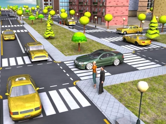 Изображение игры: Real Taxi Parking 3D Game