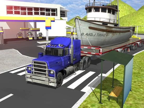 Изображение игры: Euro Truck Real Cargo Parking