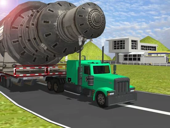 Изображение игры: Euro Truck Real Cargo Parking