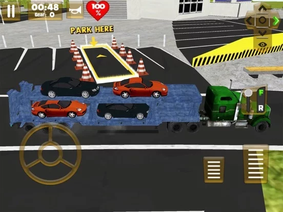 Изображение игры: Euro Truck Real Cargo Parking