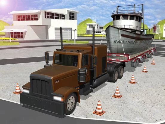 Изображение игры: Euro Truck Real Cargo Parking