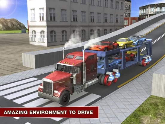 Изображение игры: Car Transporter Simulator 2017