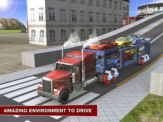 Изображение игры: Car Transporter Simulator 2017
