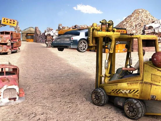 Изображение игры: Junkyard Simulator parking 2017