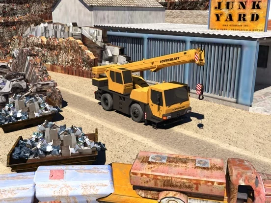 Изображение игры: Junkyard Simulator parking 2017