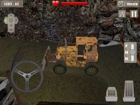 Изображение игры: Junkyard Simulator parking 2017
