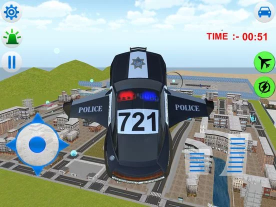 Изображение игры: Flying Police Driver 3d Simulator