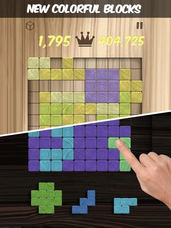 Изображение игры: Woodblox - Wood Block Puzzle