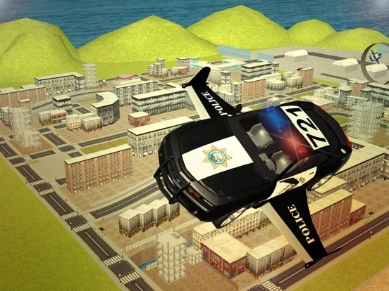 Изображение игры: Flying Police Driver 3d Simulator