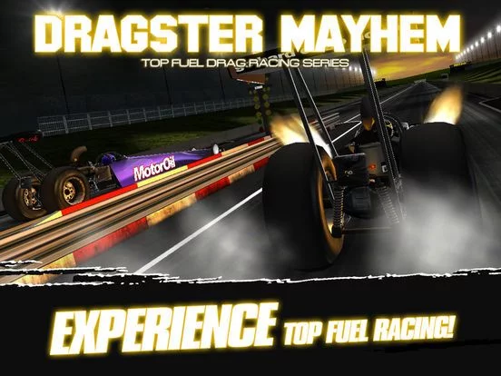 Изображение игры: Dragster Mayhem - Top Fuel Simulator