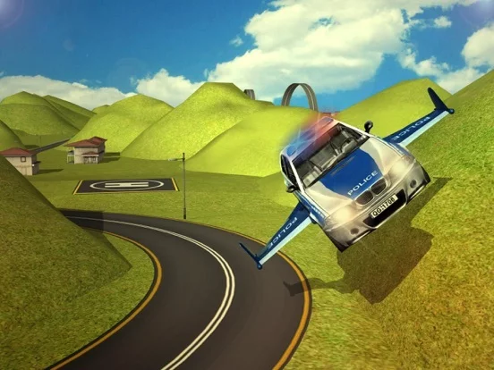 Изображение игры: Flying Police Driver 3d Simulator