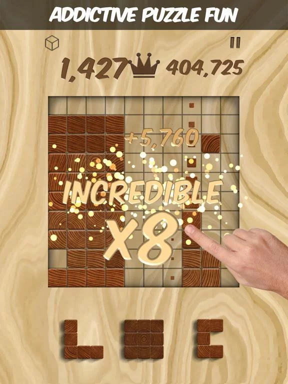 Изображение игры: Woodblox - Wood Block Puzzle
