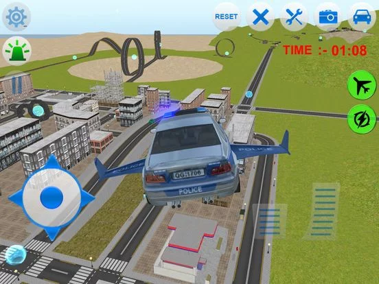Изображение игры: Flying Police Driver 3d Simulator