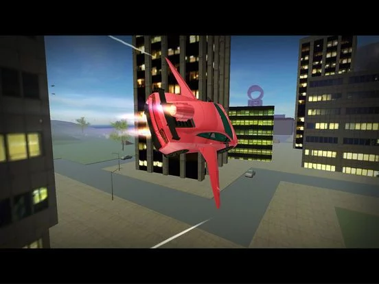Изображение игры: Flying Car Simulator 2018