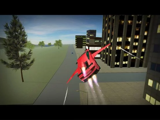 Изображение игры: Flying Car Simulator 2018
