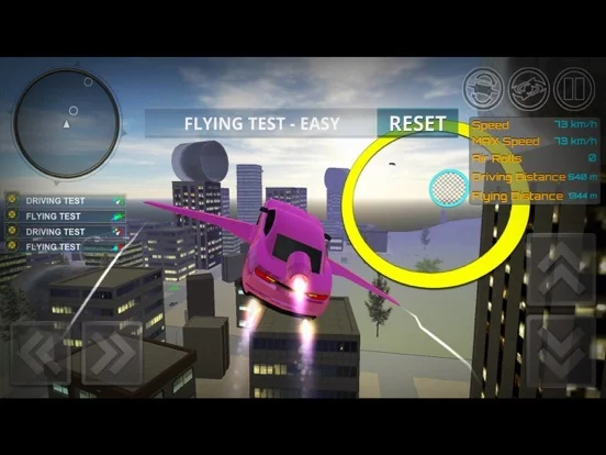 Изображение игры: Flying Car Simulator 2018