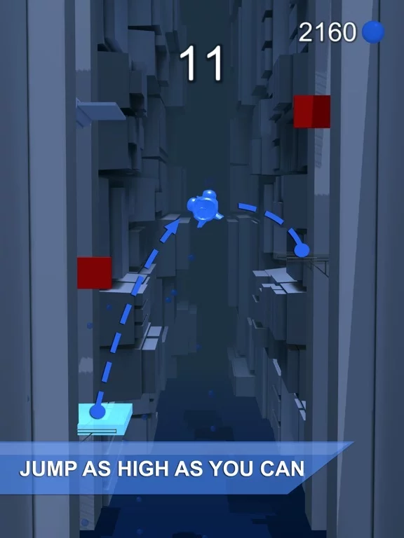 Изображение игры: Side 2 Side: Jumping Jelly