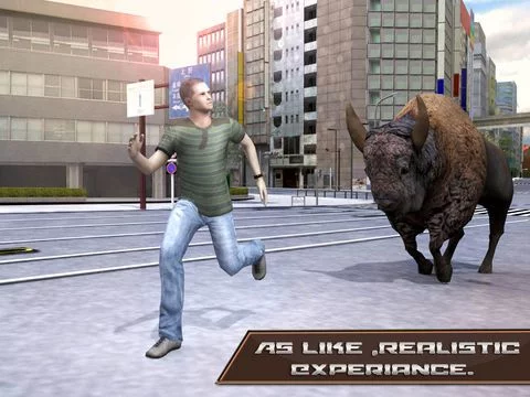 Изображение игры: Crazy Bull Simulator
