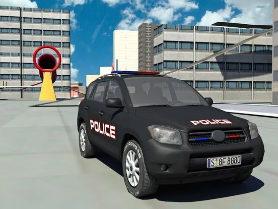 Изображение игры: Police Driver Car Extreme racing Stunt Simulator
