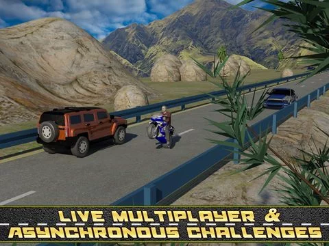 Изображение игры: Moto Racer 3d With Traffic