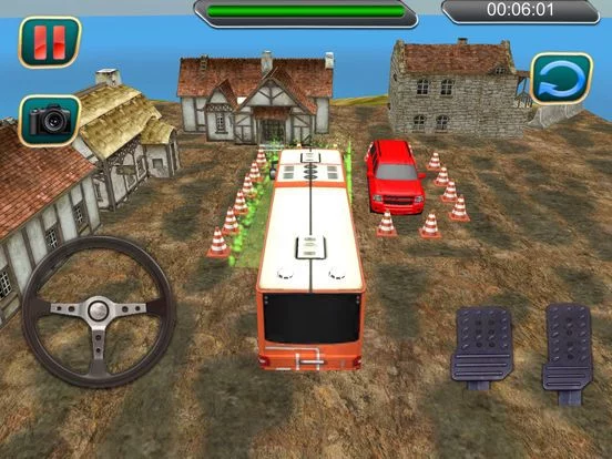 Изображение игры: Bus Driver Parking Simulator 3d games.