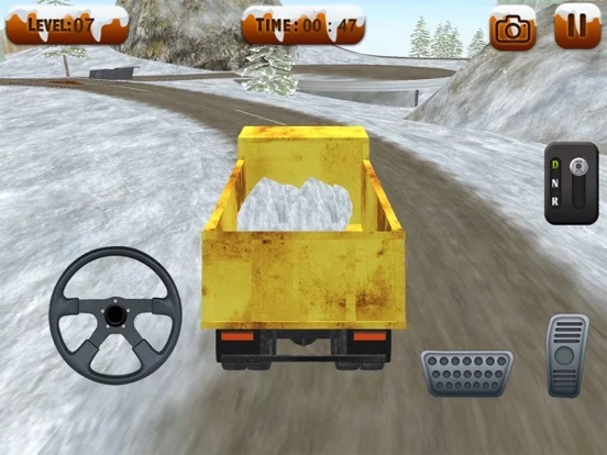 Изображение игры: Snow Plow Truck Driver 3d simulator game