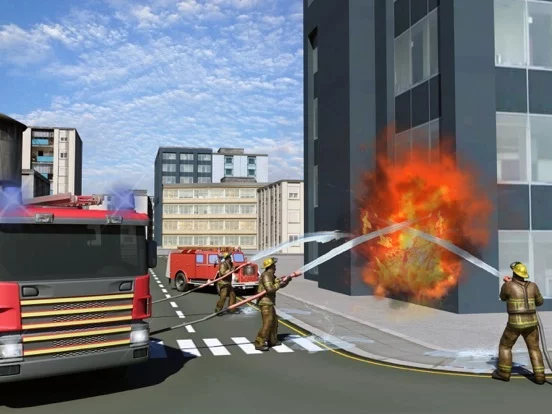 Изображение игры: Fire Fighter Truck Driver Real Hero 3D Simulator