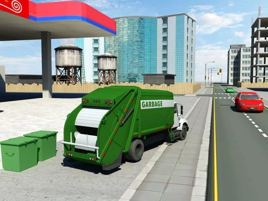 Изображение игры: Garbage Truck Driving parking 3d simulator Game