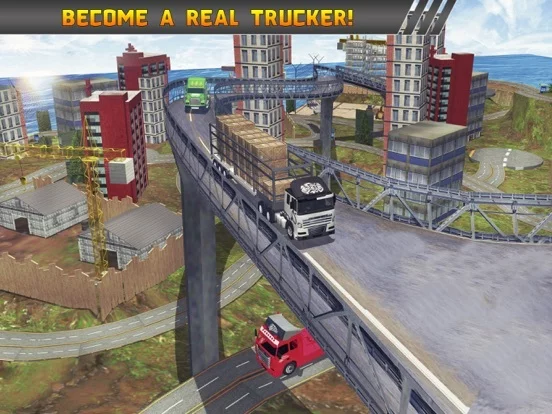 Изображение игры: Construction Transport Truck3D