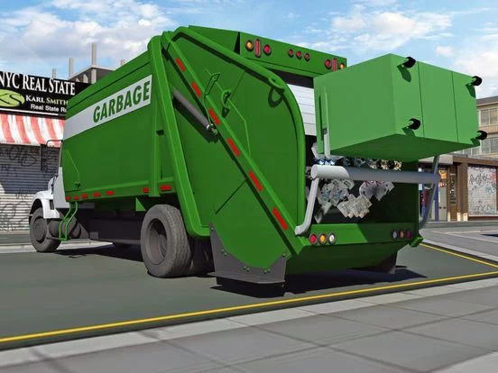 Изображение игры: Garbage Truck Driving parking 3d simulator Game