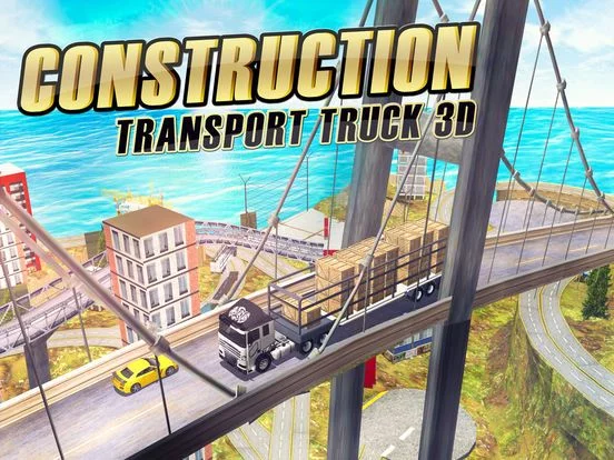 Изображение игры: Construction Transport Truck3D