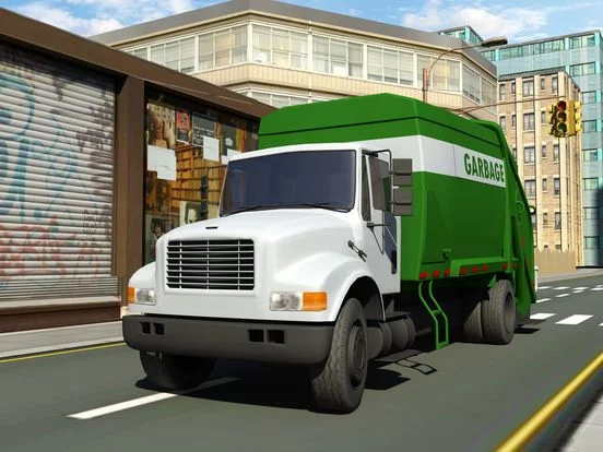 Изображение игры: Garbage Truck Driving parking 3d simulator Game