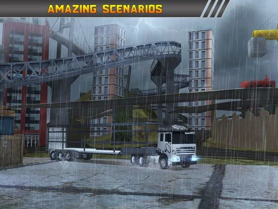 Изображение игры: Construction Transport Truck3D