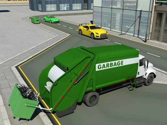 Изображение игры: Garbage Truck Driving parking 3d simulator Game