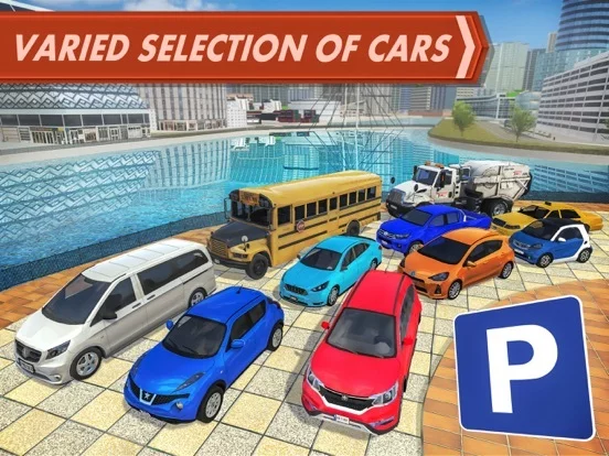 Изображение игры: City Driver: Roof Parking Challenge