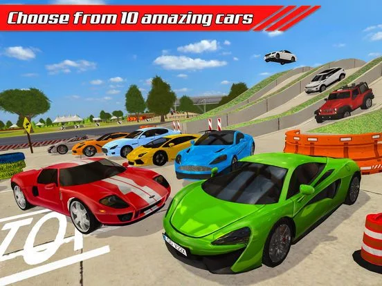 Изображение игры: Car Trials: Crash Course Driver