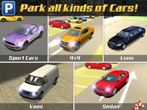 Изображение игры: Multi Level 3 Car Parking Game Real Driving Test Run Racing