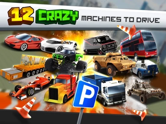 Изображение игры: Ridiculous Parking Simulator a Real Crazy Multi Car Driving Racing Game
