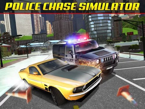 Изображение игры: Police Chase Traffic Race Real Crime Fighting Road Racing Game