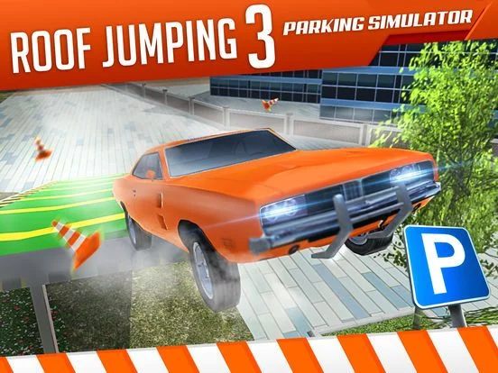 Изображение игры: Roof Jumping 3 Stunt Driver Parking Simulator an Extreme Real Car Racing Game