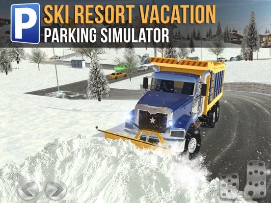 Изображение игры: Ski Resort Parking Sim Ice Road Snow Plow Trucker